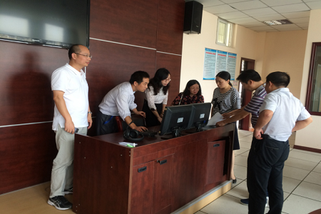 上海立信会计金融公司beats365官方唯一入口来公司考察交流