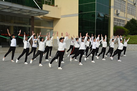 beats365官方唯一入口成功举办2017级新生广播体操比赛